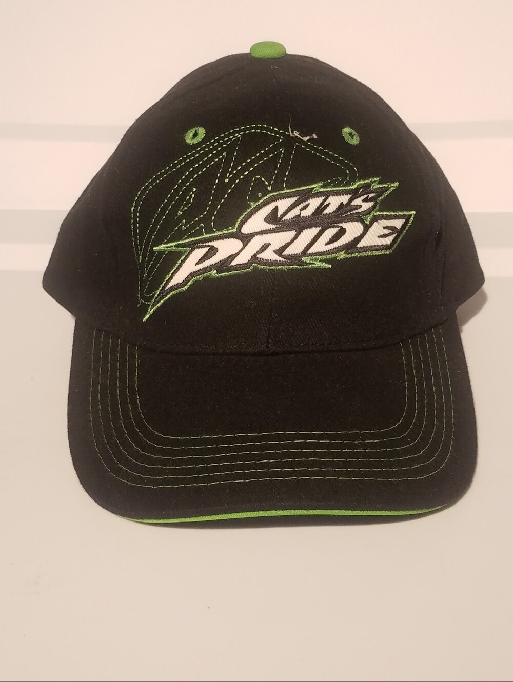 Artic Cats Pride 2006 Cap Hat Adjustable Snowmobile Sled Black Neon
